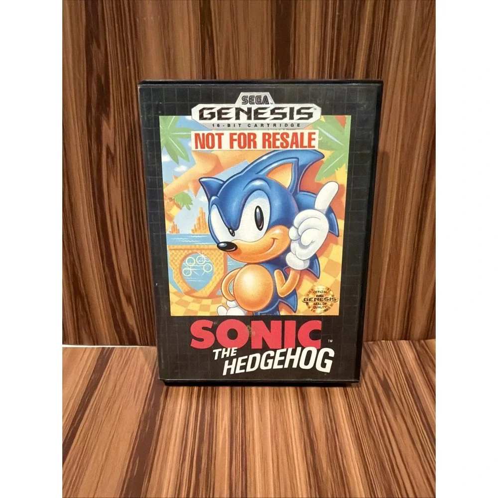 Sonic The Hedgehog Sega Genesis CIB Complete w/ Manual Not For Resale NFR